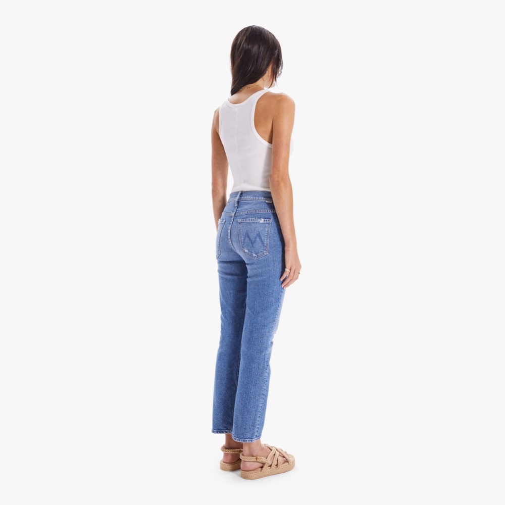MOTHER The Insider Ankle Jeans Bloom And Doom - Picture 3 of 7